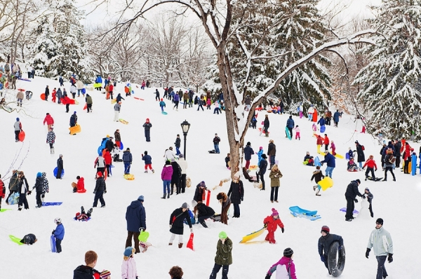 Photograph Mitchell Funk Snow Color on One Eyeland